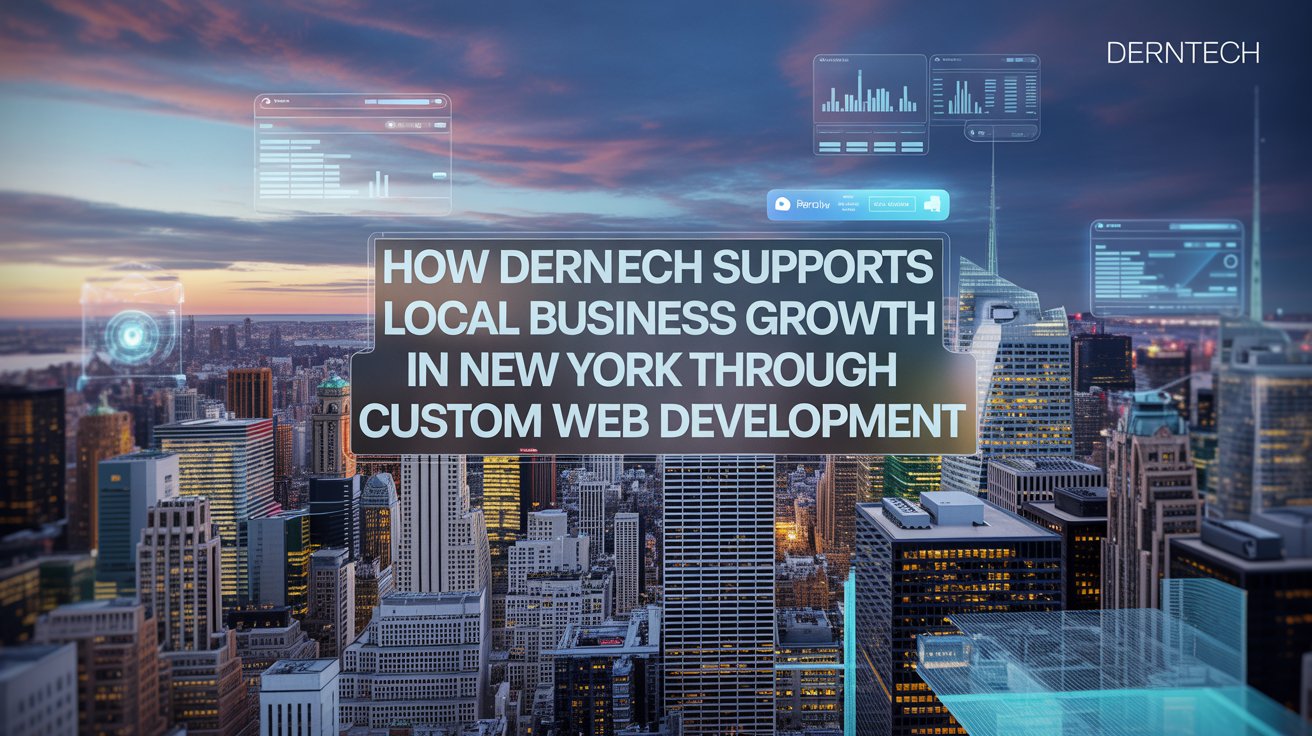 How DernTech Supports Local Business Growth in New York Through Custom Web Development